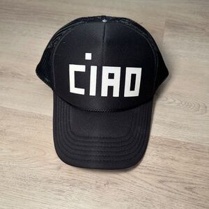 Clare V Ciao trucker hat